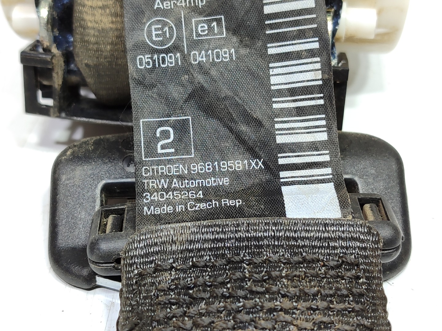 Cinturón trasero izquierdo CITROËN DS3 Imagem-3