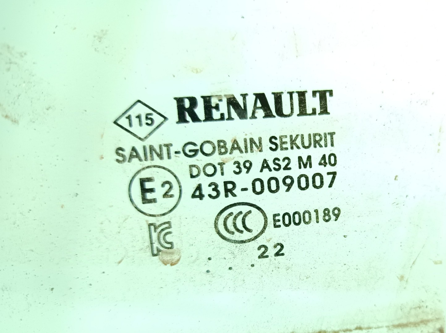 Vitre porte avant gauche RENAULT Zoe (BFM_) Imagem-1