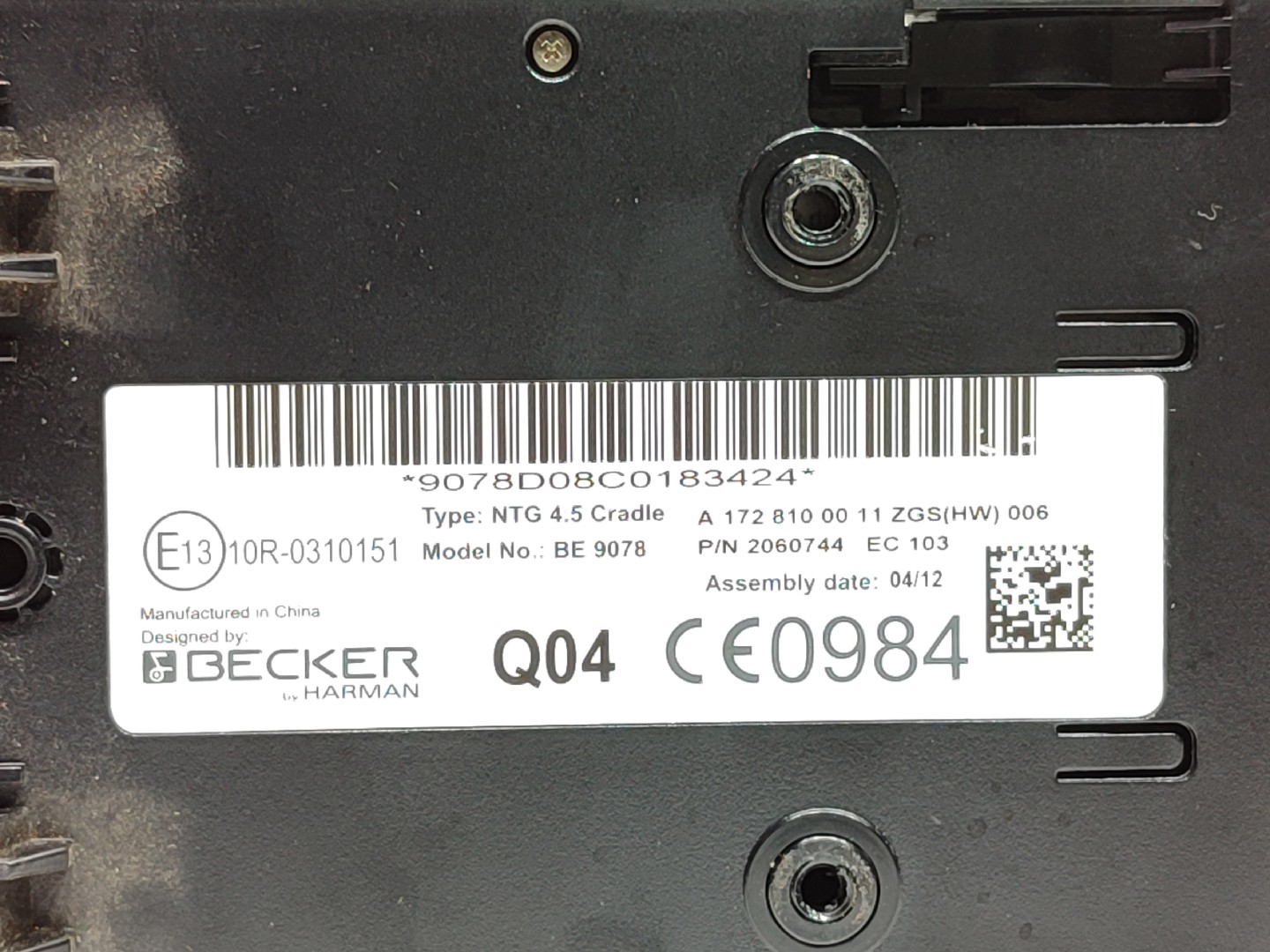 GPS Navigation Control Unit Module MERCEDES-BENZ Classe E (W212) Imagem-2