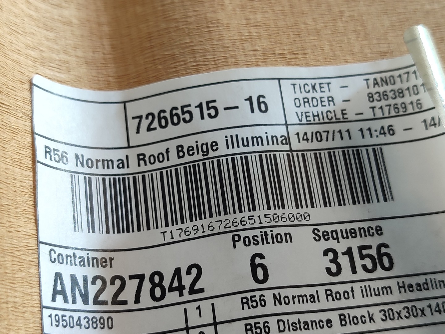 Revêtement de toit MINI Mini (R56) Imagem-1