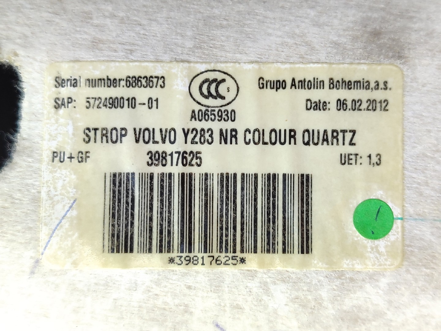 Forra de tejadilho VOLVO S60 II (134) Imagem-1