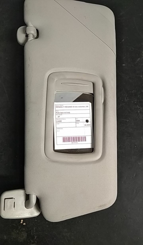 Left Sun Visor RENAULT Megane III Coupé (DZ0/1_) Imagem-0