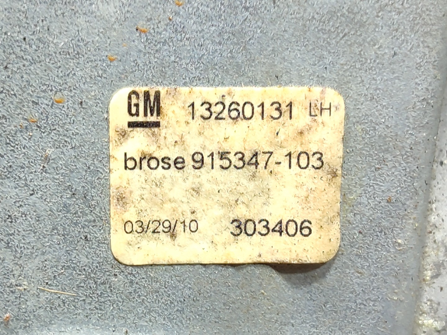 Elevalunas trasero izquierdo OPEL Astra J Imagem-2