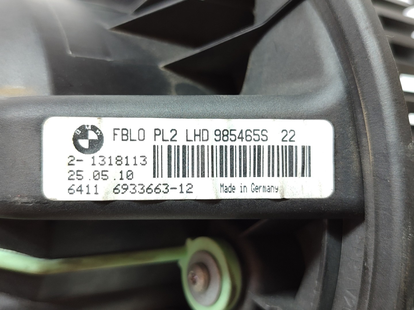 Moteur de chauffage BMW X1 (E84) Imagem-3