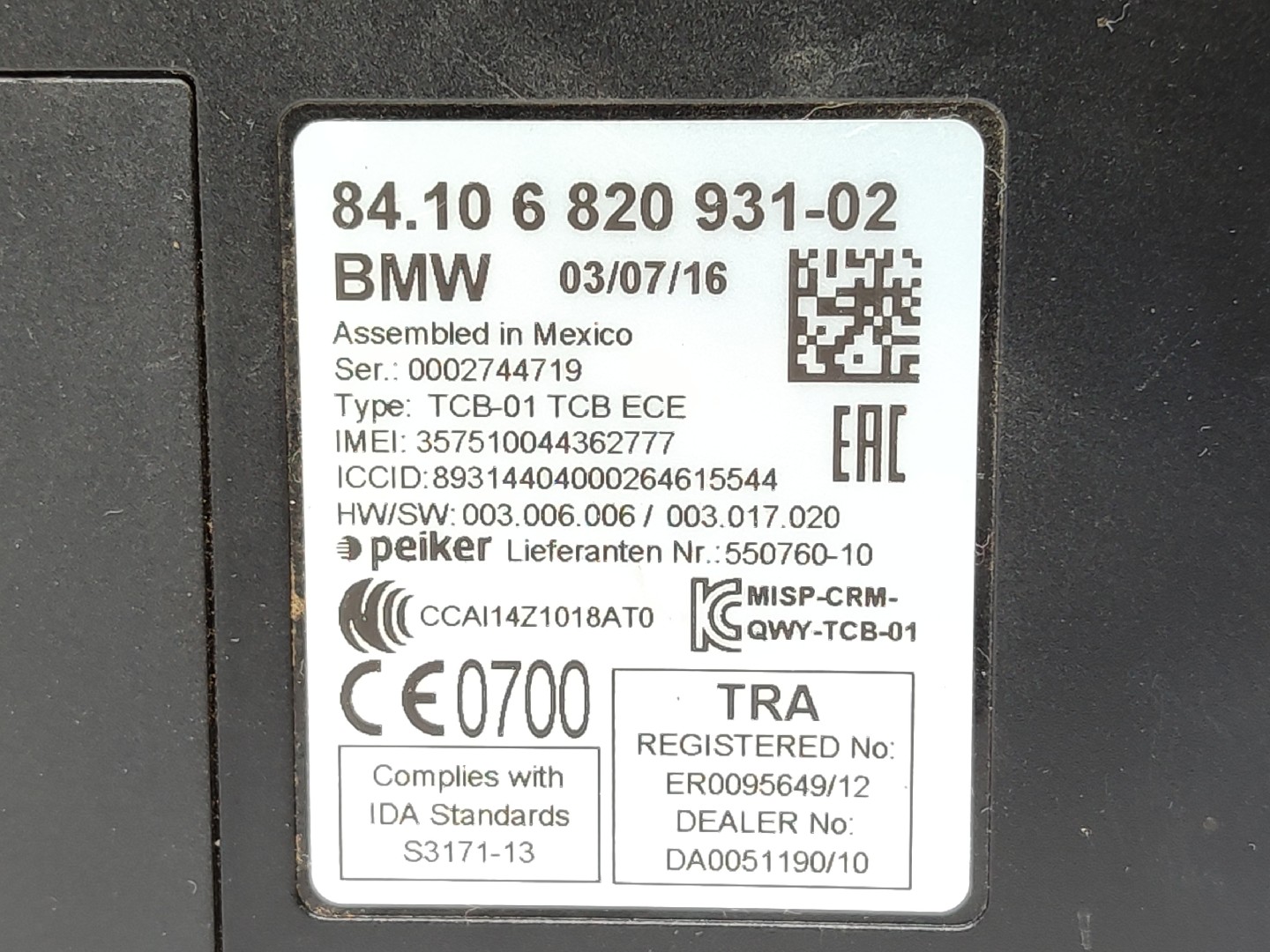 Módulo bluetooth BMW 1 (F20) Imagem-3