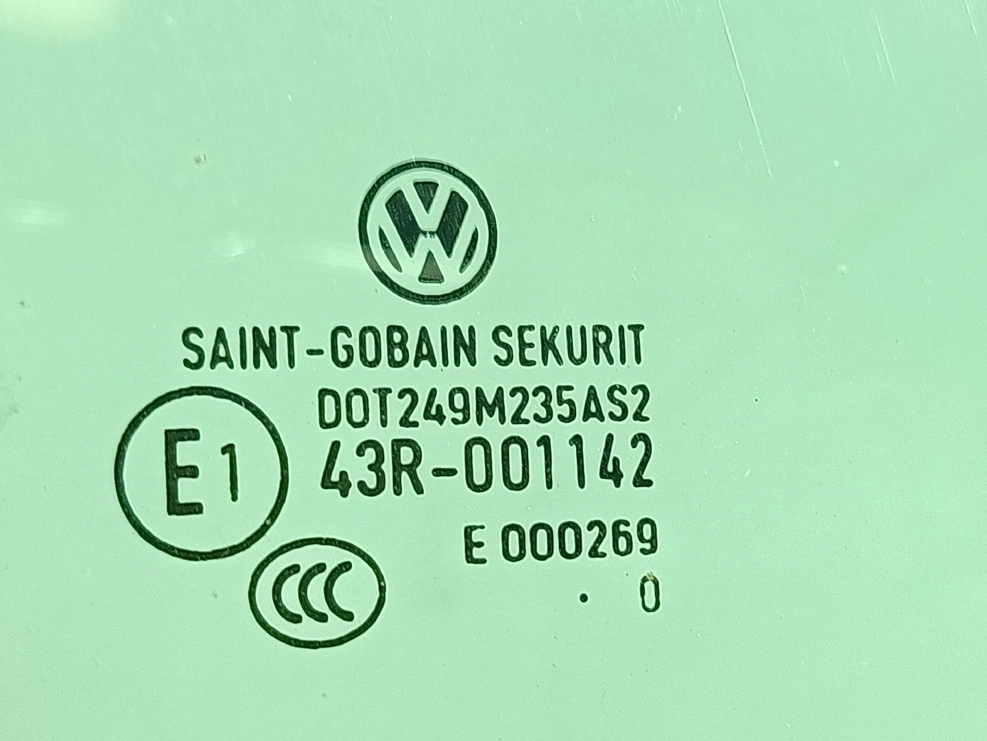 Vetro porta anteriore destra VOLKSWAGEN Polo (6R, 6C) Imagem-1