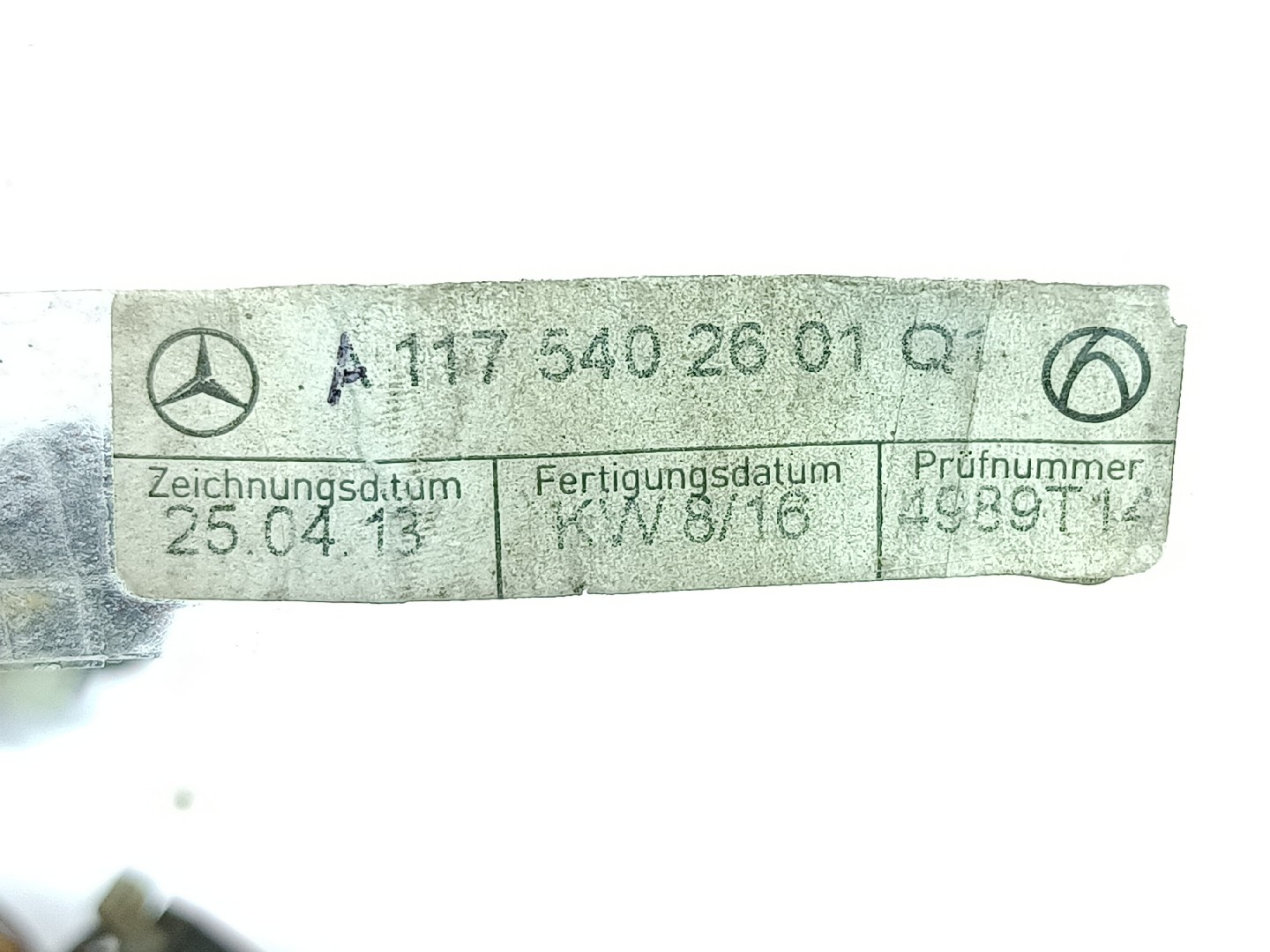 Installation électrique intérieure / câblage intérieur MERCEDES-BENZ CLA Shooting Brake (X117) Imagem-1