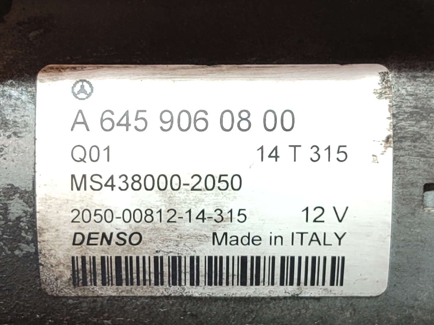 Motor de arranque MERCEDES-BENZ Classe A (W176) Imagem-2