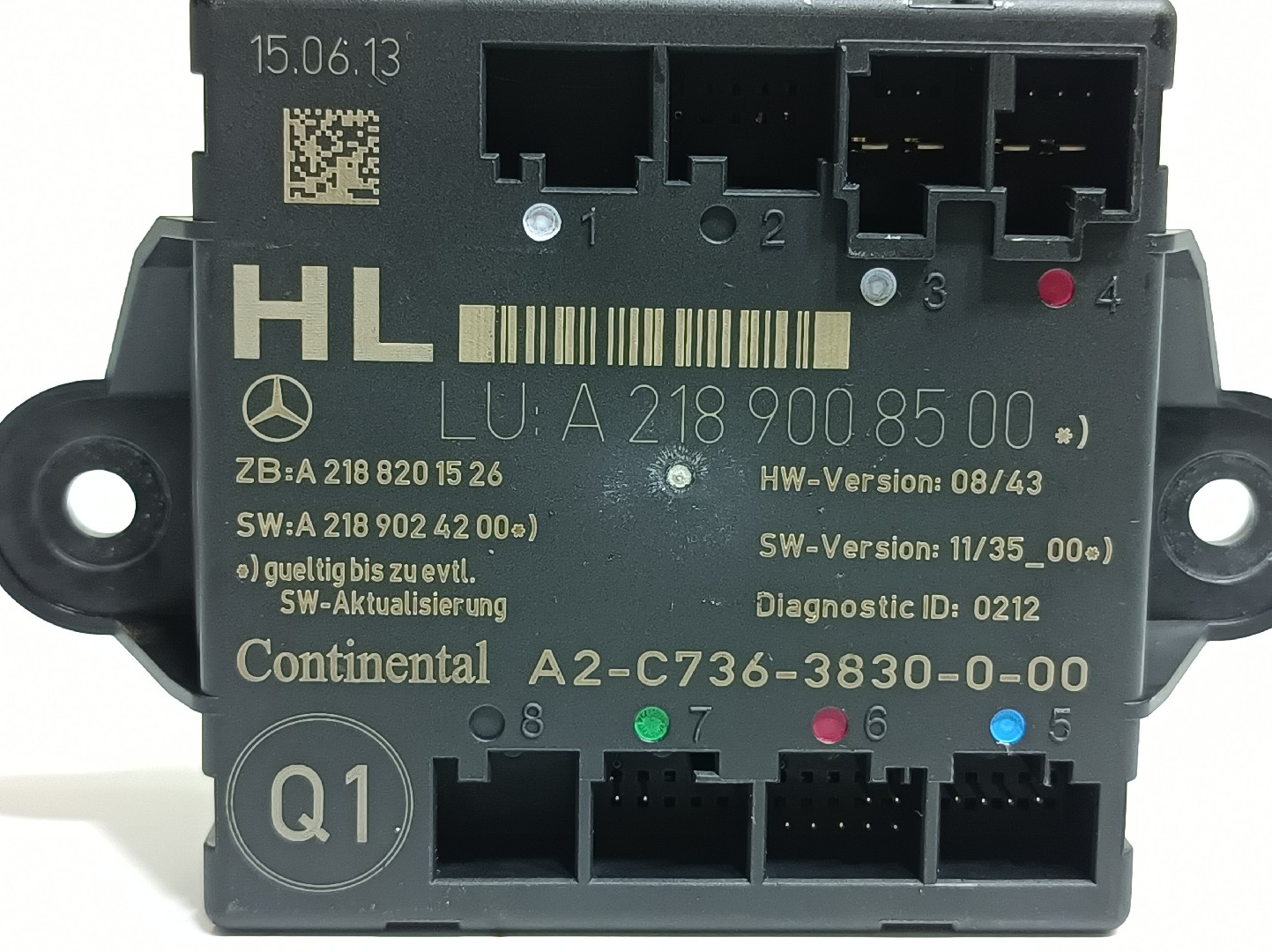 Módulo puerta Trasero Izquierdo MERCEDES-BENZ Classe E (W212) Imagem-2