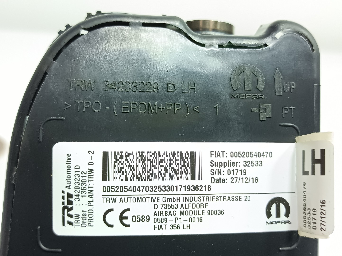 Airbag Sinistro FIAT Tipo Sedan (356_) Imagem-2