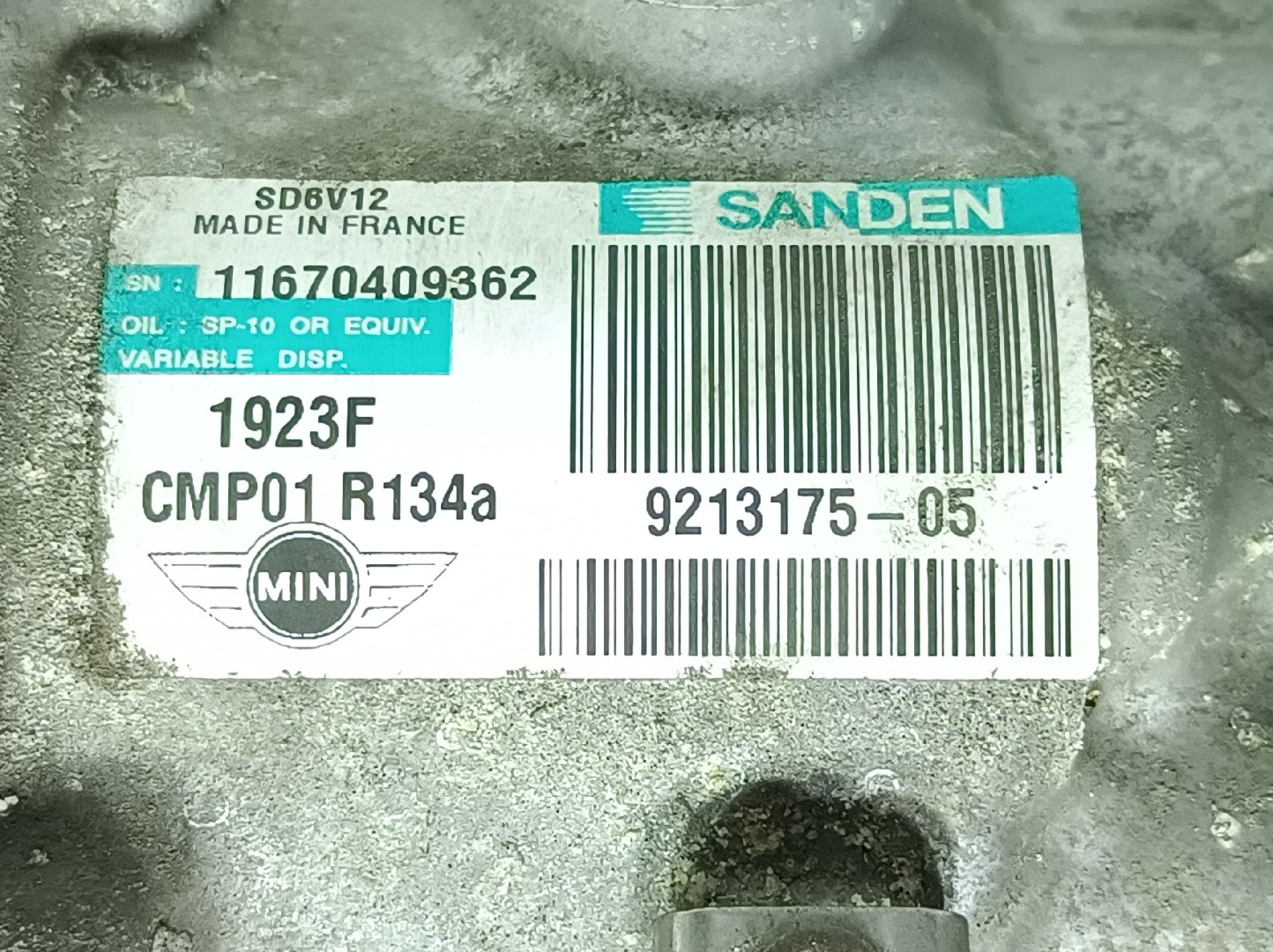 Compressore A/C MINI Mini (R56) Imagem-3