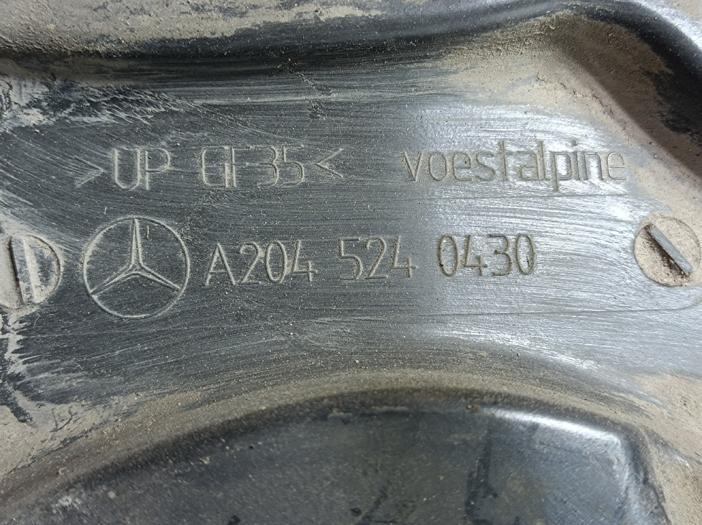 Protezione inferiore della carrozzeria MERCEDES-BENZ Classe C (W204) Imagem-2