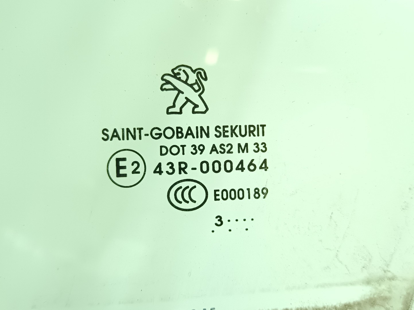 Vetro porta anteriore sinistra PEUGEOT 2008 I (CU_) Imagem-1