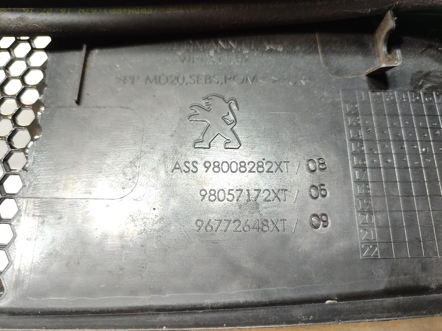 Copertura inferiore cruscotto PEUGEOT 308 SW II Imagem-2