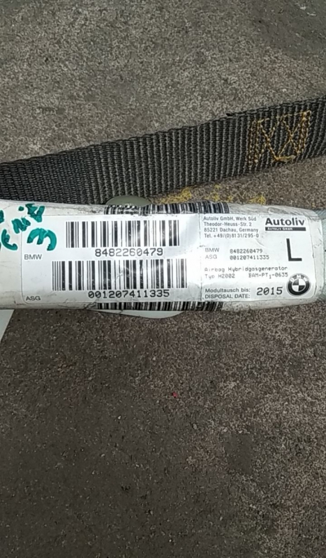 Right Curtain Airbag BMW 3 (E46) Imagem-1