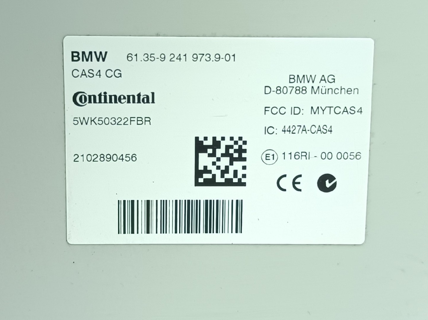 Modulo / Centralina comfort BMW 5 Touring (F11) Imagem-3