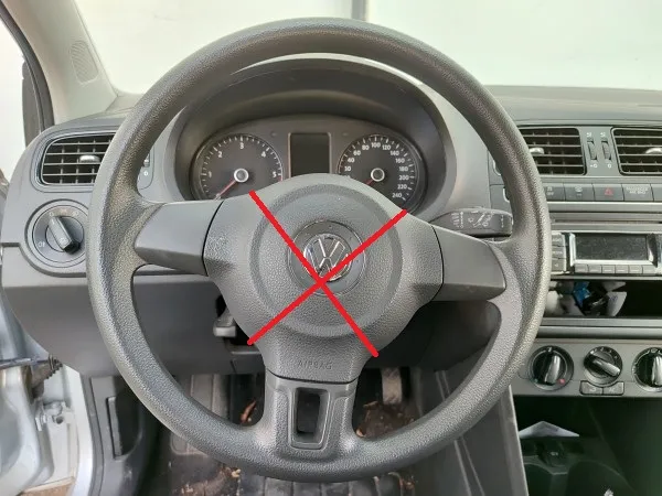 Volante de dirección VOLKSWAGEN Polo (6R, 6C) Imagem-0