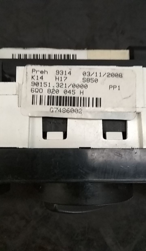 Bouton / interrupteur climatisation VOLKSWAGEN Polo (9N) Imagem-2