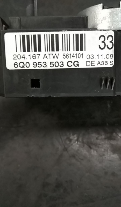 Ensemble leviers d'éclairage et essuie-glace VOLKSWAGEN Polo (9N) Imagem-2