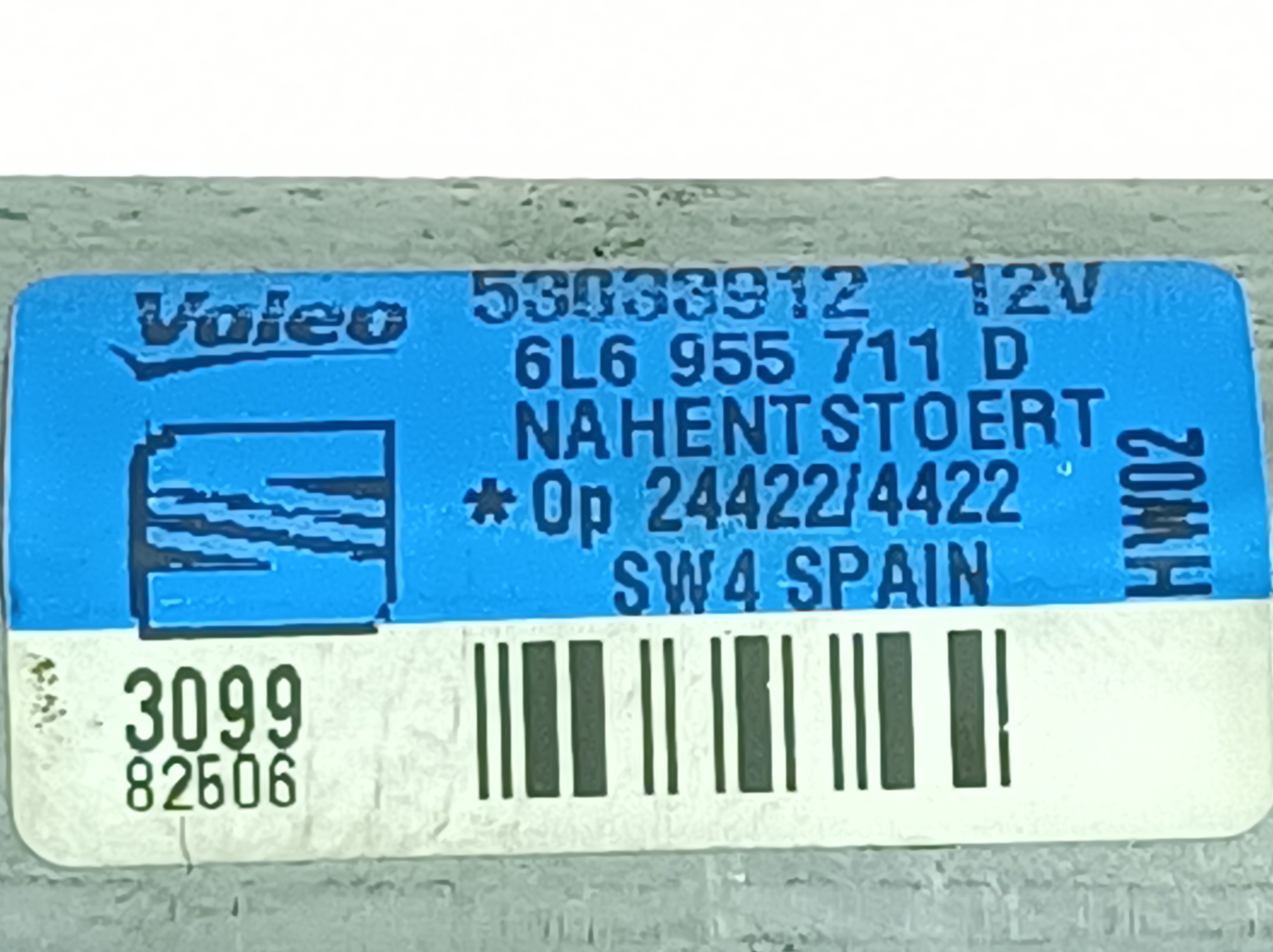 Rear Wiper Motor SEAT Ibiza III (6L1) Imagem-3