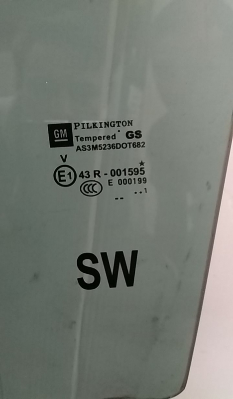 Left rear door glass OPEL Astra H Hatchback (L48) Imagem-1