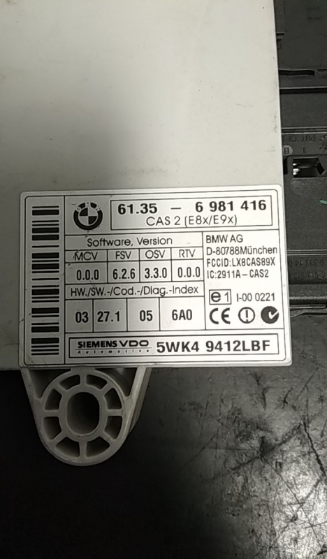 Modulo Controlo Anti-Roubo BMW 1 (F20) Imagem-2
