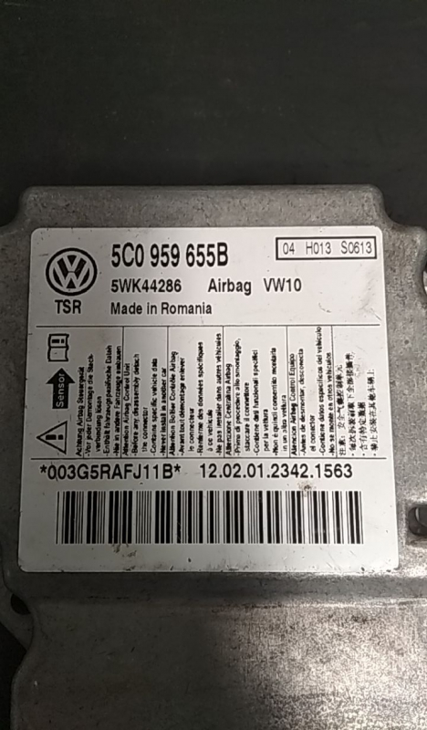 Calculateur  airbag VOLKSWAGEN Golf V (1K1) Imagem-3