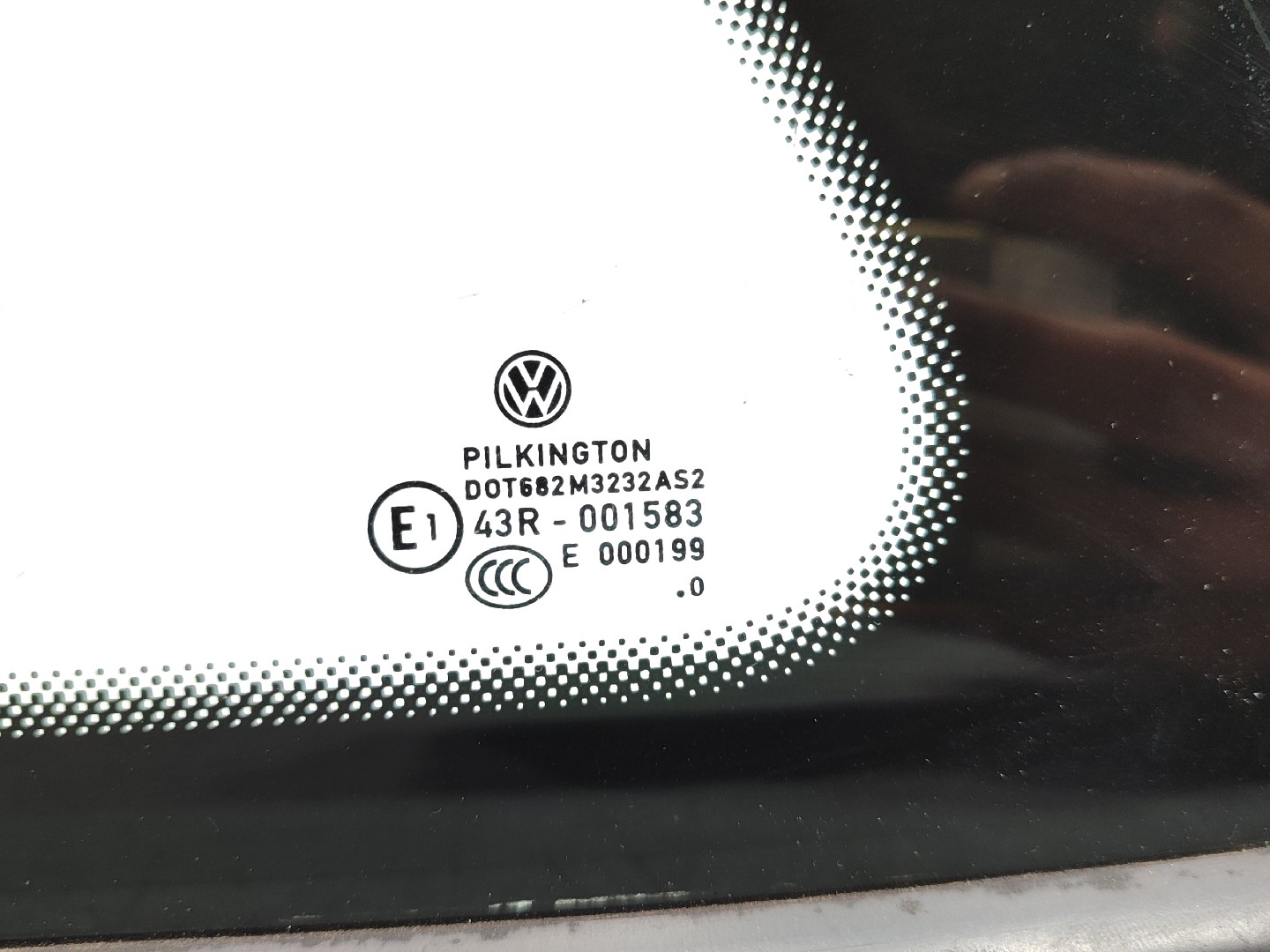 Vetro del pannello posteriore sinistro VOLKSWAGEN Polo (6R, 6C) Imagem-1