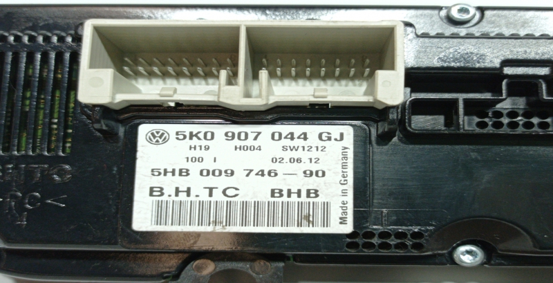 Bouton / interrupteur climatisation VOLKSWAGEN Golf VI (5K1) Imagem-2