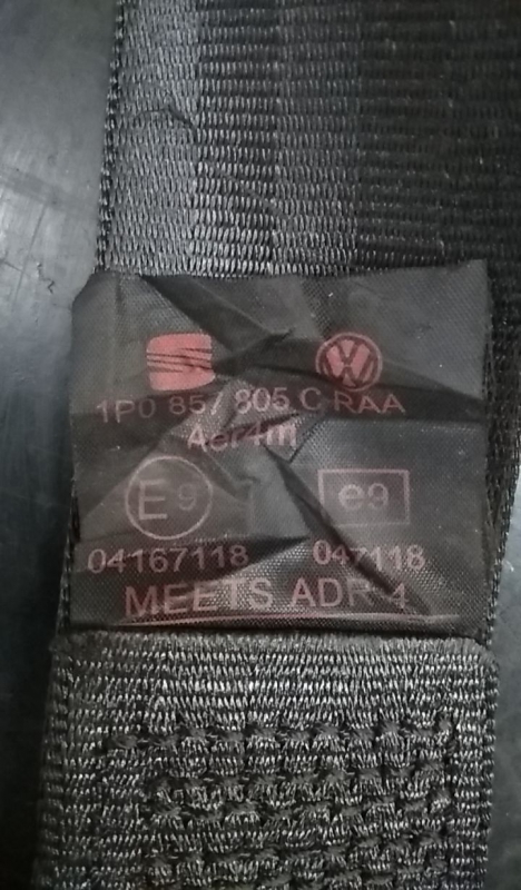 Cinturón trasero izquierdo SEAT Leon (1P1) Imagem-2