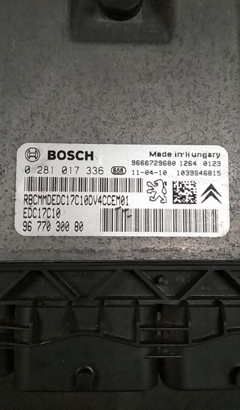 Calculateur /  Unité de contrôle moteur CITROËN C3 II (SC_) Imagem-2