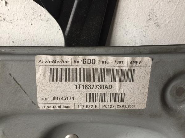 Elevador vidros frente direito VOLKSWAGEN Touran (1T) Imagem-1