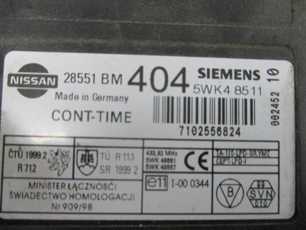 Módulo confort NISSAN Almera II Sedan (N16) Imagem-5