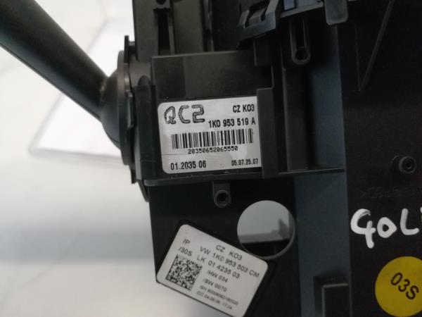 Conjunto / manetes de luzes e limpa vidros VOLKSWAGEN Golf V (1K1) Imagem-4