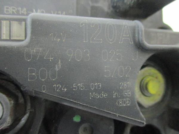 Alternador VOLKSWAGEN Transporter IV Chassis Cabina (70XD) Imagem-4