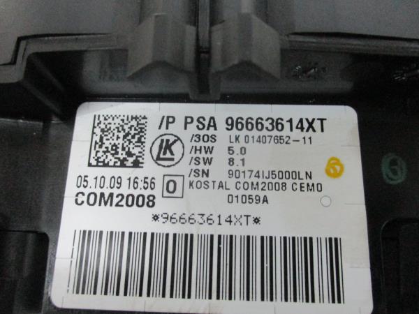 Conjunto / manetes de luzes e limpa vidros PEUGEOT 3008 I (0U_) Imagem-4