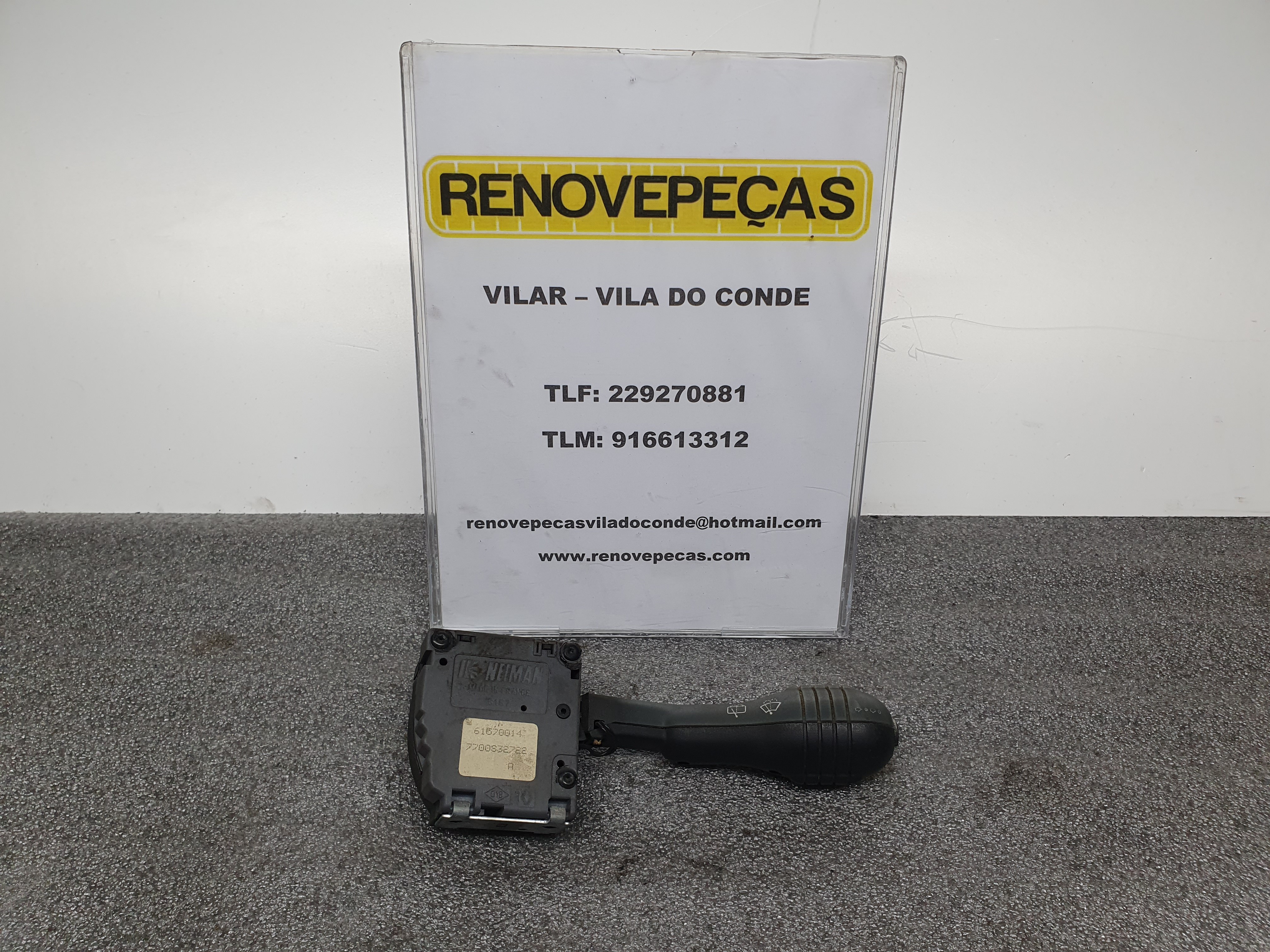 Conjunto / manetes de luzes e limpa vidros RENAULT Twingo I (C06_)