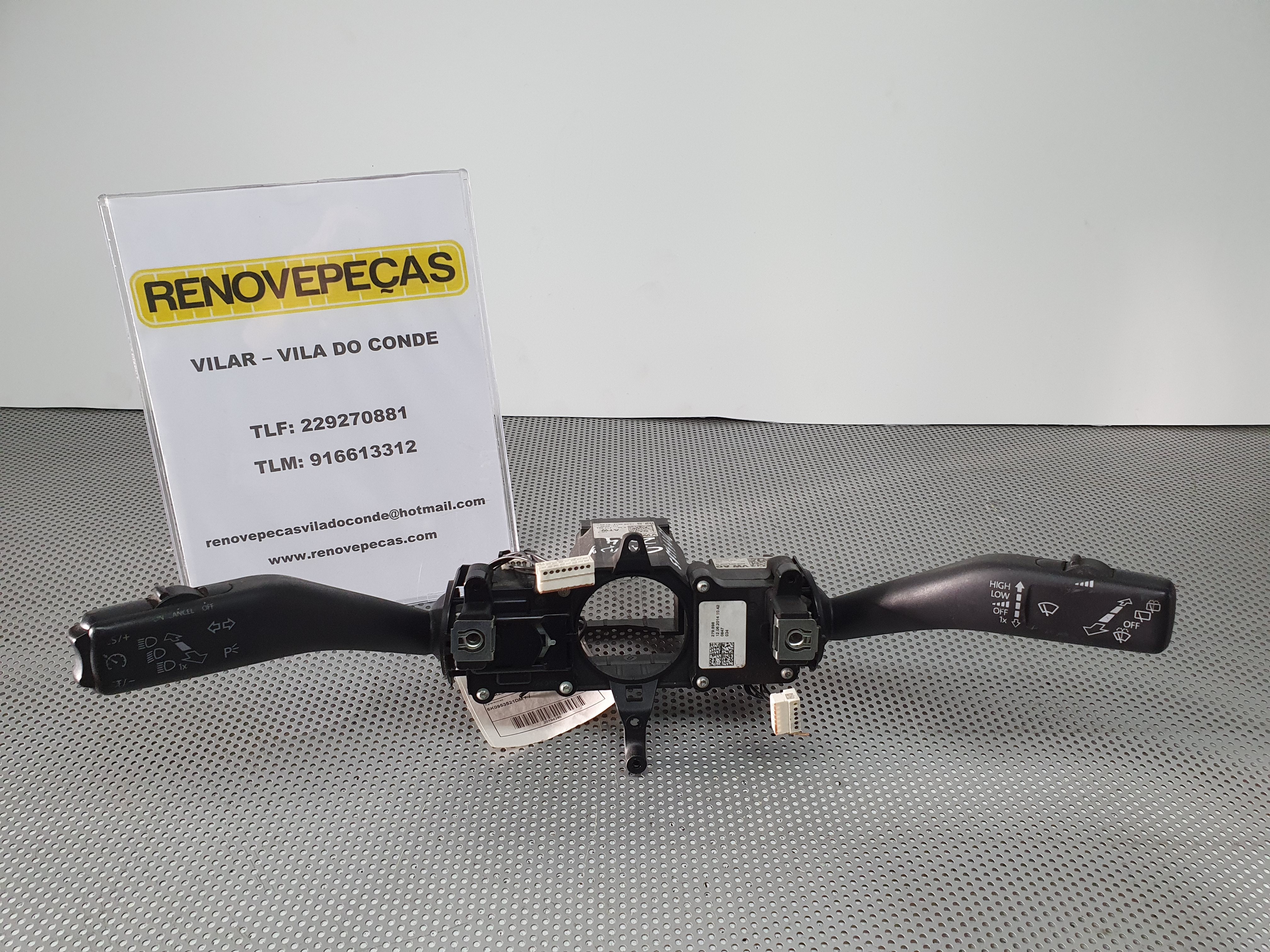 Conjunto / manetes de luzes e limpa vidros VOLKSWAGEN Caddy III (2K, 2C)