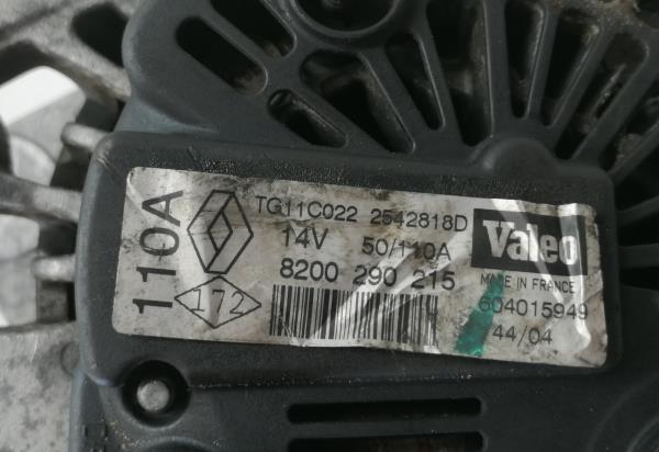 Alternador RENAULT Megane II (BM0/1_, CM0/1_) Imagem-4