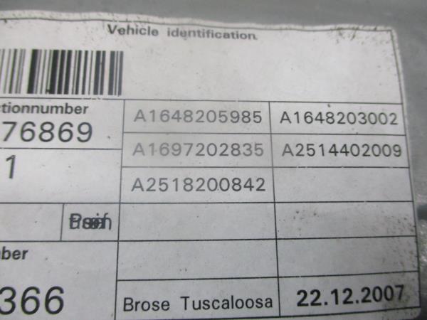 Elevador vidros frente direito MERCEDES-BENZ Classe R (W251, V251) Imagem-2