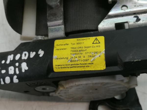 Right rear seatbelt RENAULT Modus/Grand Modus (F/JP0_) Imagem-1