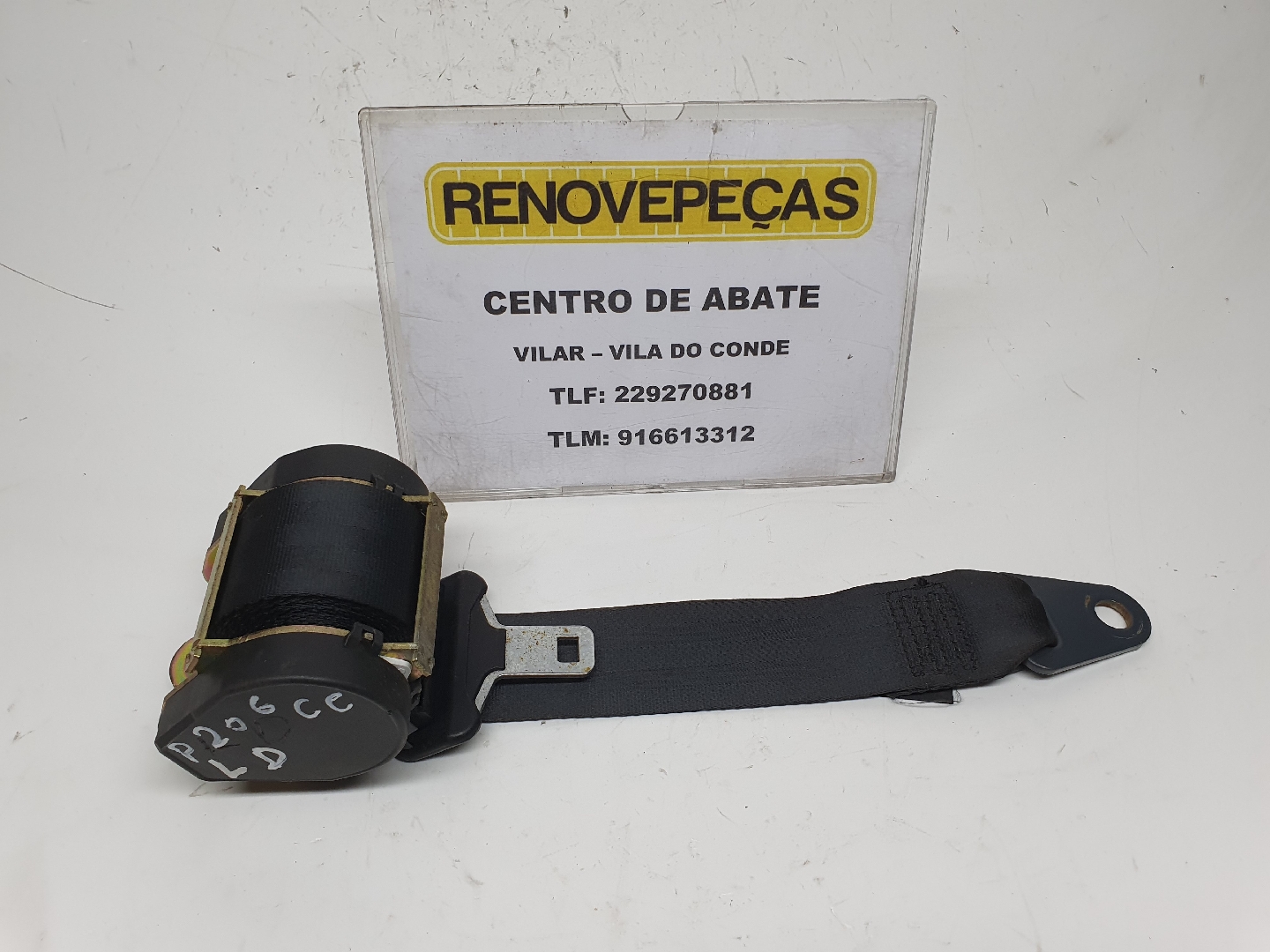 Right rear seatbelt PEUGEOT 206 CC (2D)