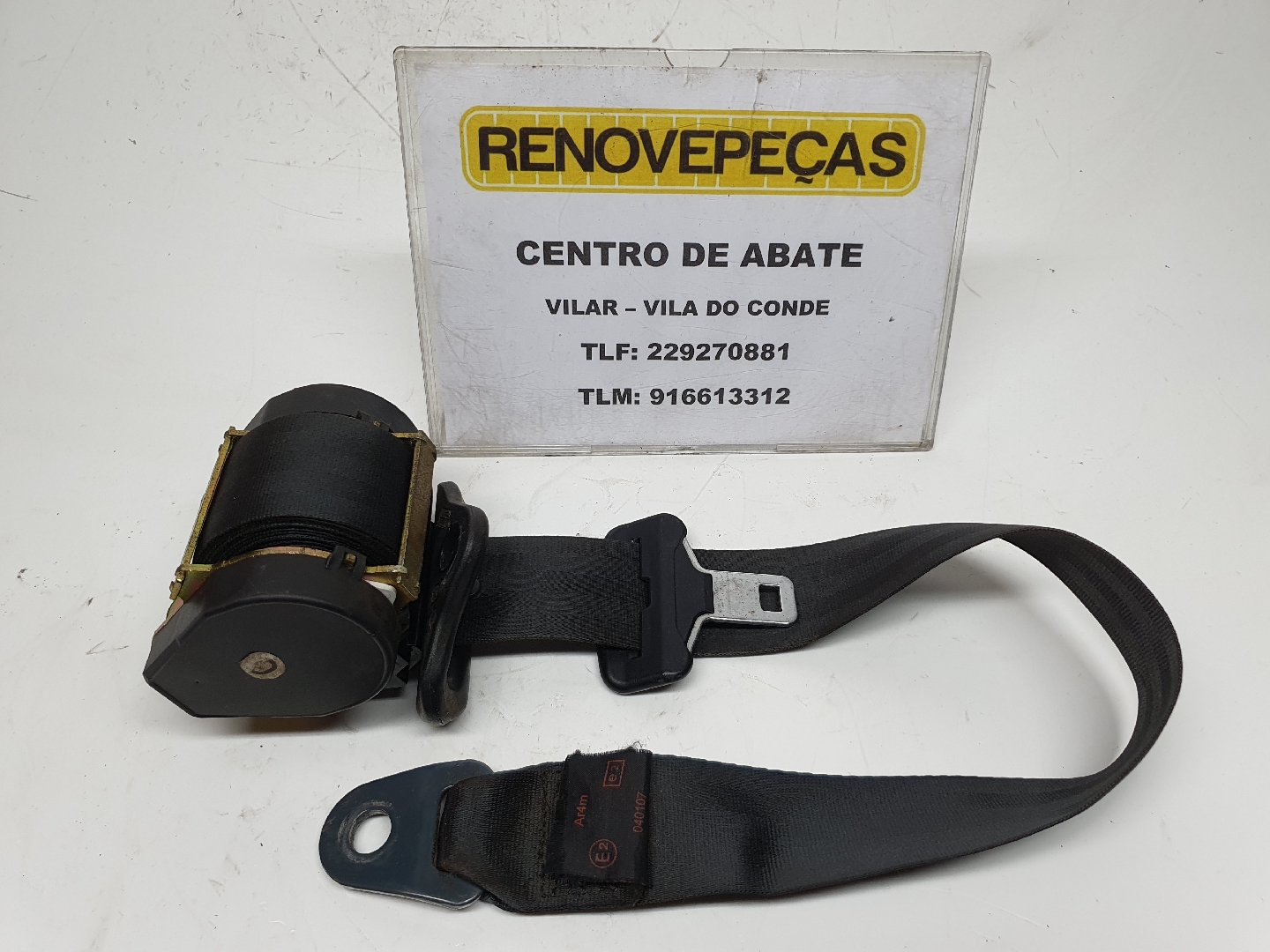 Right rear seatbelt PEUGEOT 206 (2A/C)