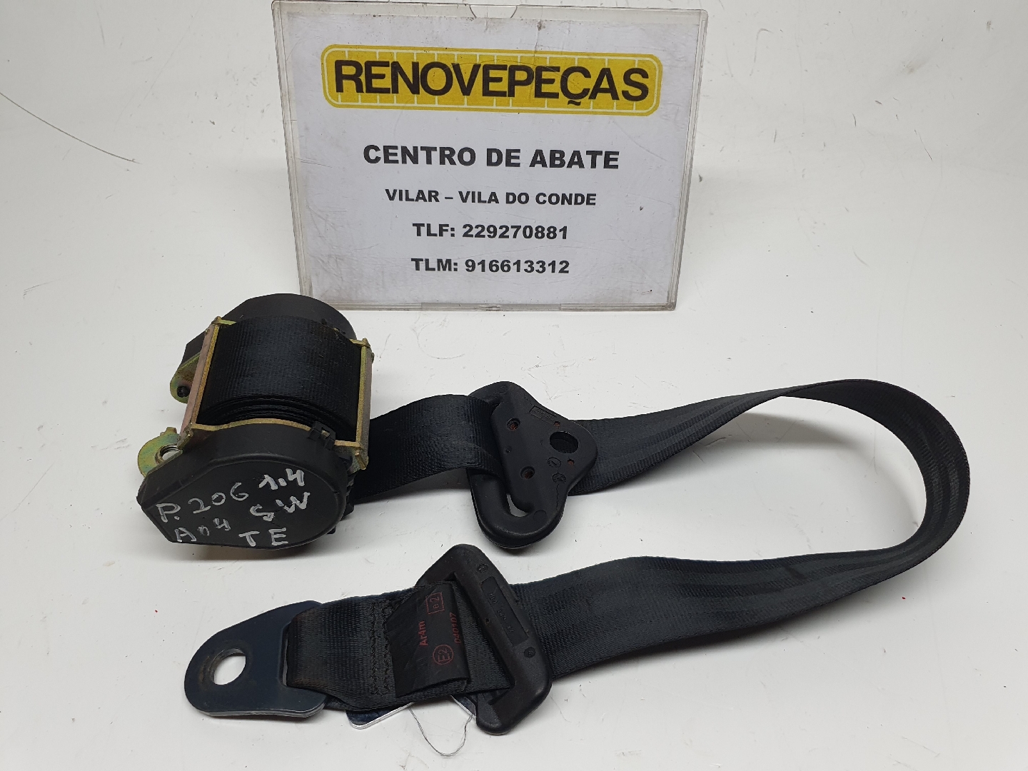 Left rear seatbelt PEUGEOT 206 SW (2E/K)