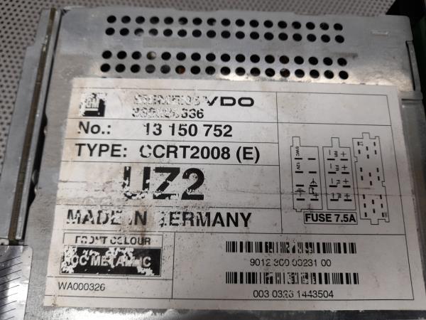 Rádio / auto-rádio OPEL Vectra C GTS Imagem-7 Rádio / auto-rádio OPEL Vectra C GTS Imagem-7