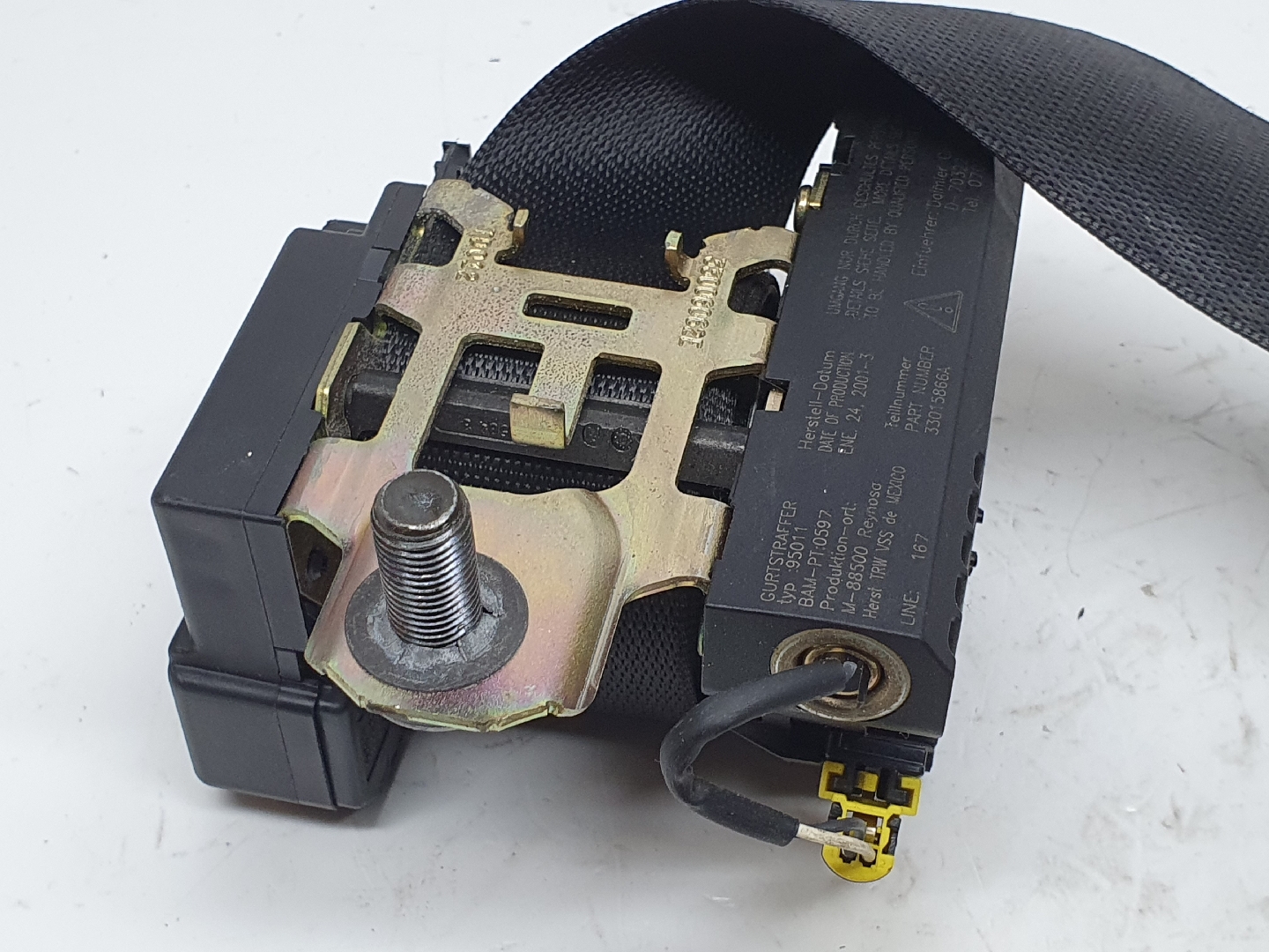 Left rear seatbelt MERCEDES-BENZ Classe M (W163) Imagem-3