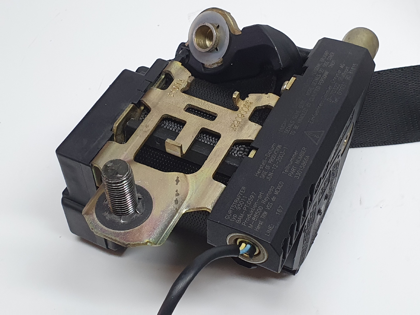 Left rear seatbelt MERCEDES-BENZ Classe M (W163) Imagem-3