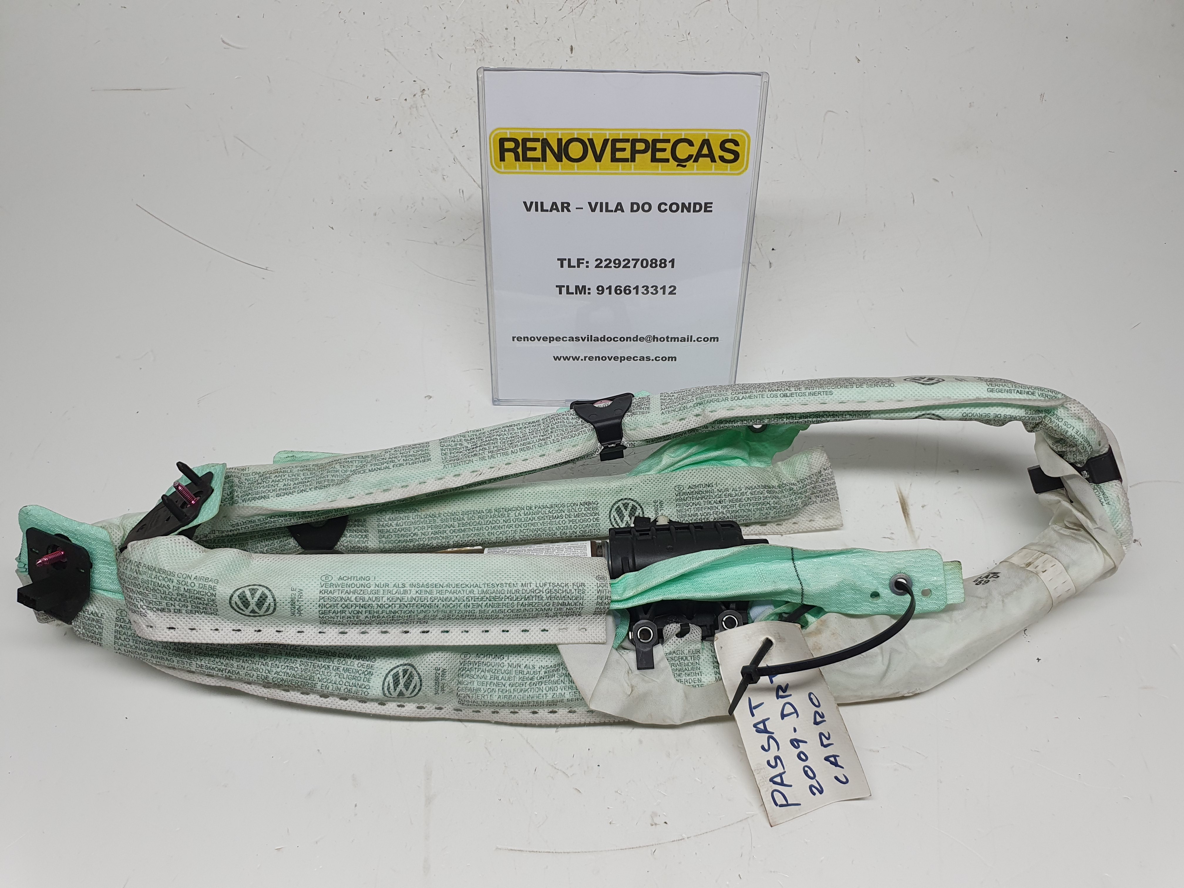 Airbag cortina direito VOLKSWAGEN Passat (3C2)