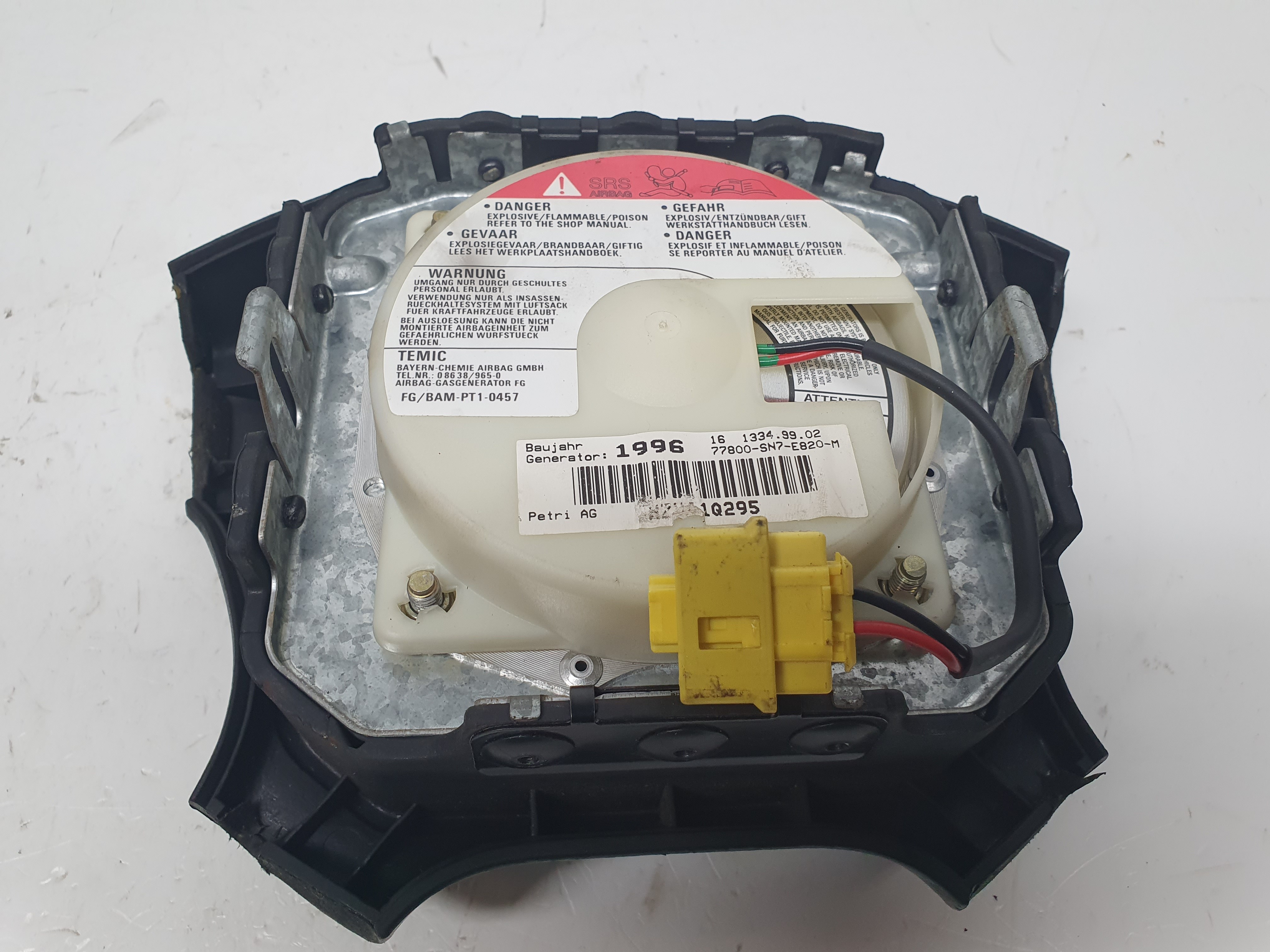Airbag do volante HONDA Civic VI Fastback (MA_, MB_) Imagem-2