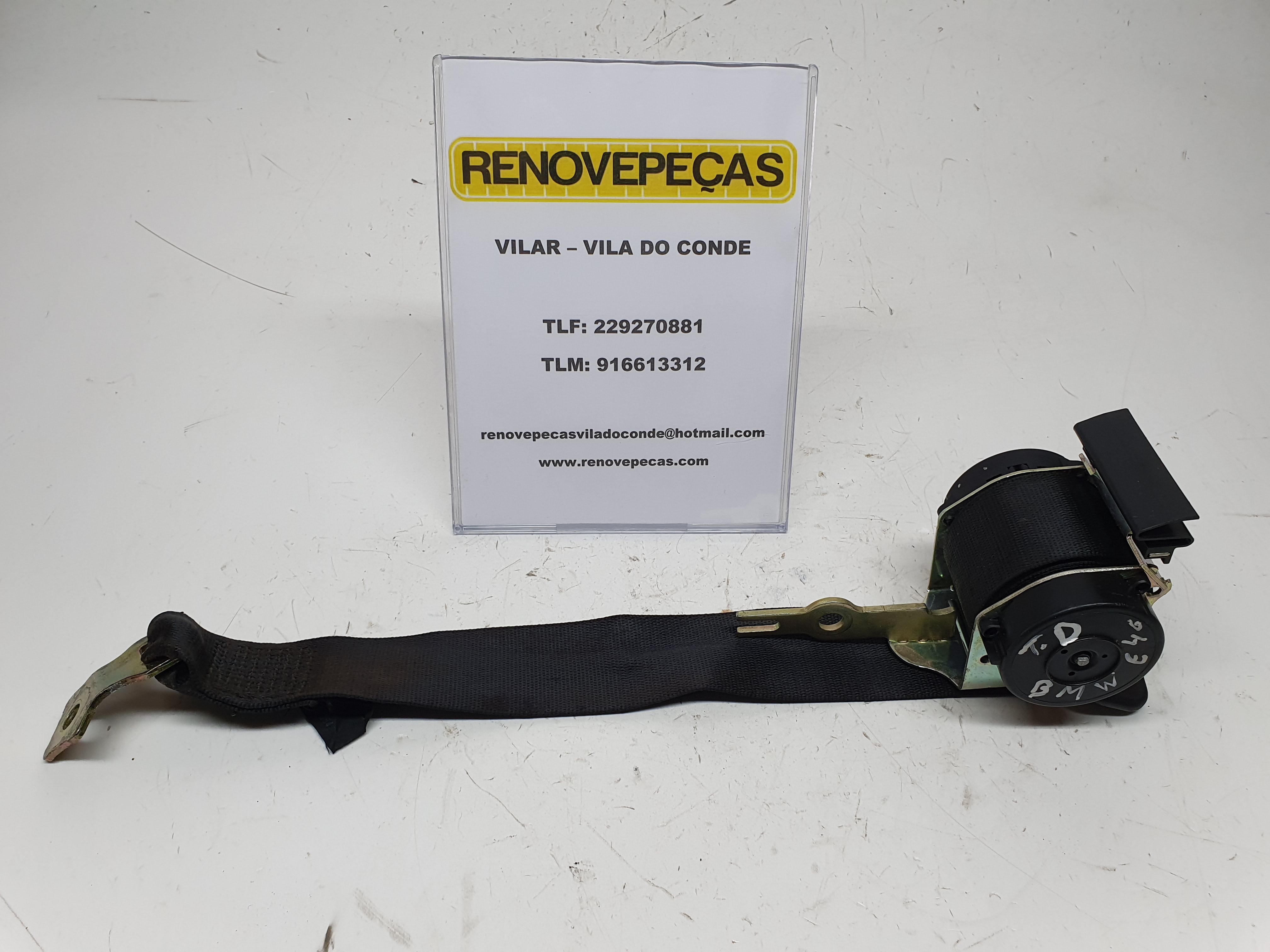 Right rear seatbelt BMW 3 (E46)